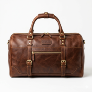Premium Brown Genuine Leather Duffel Bags Blackridge Leathers